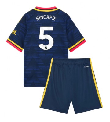 Arsenal Piero Hincapie #5 Replika Bortatröja Barn 2026-27 Kortärmad (+ Korta byxor)